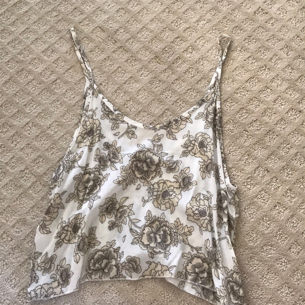 Brandy Melville Floral Tank